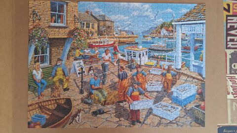Puzzle 1000 pièces Port de pêche 18 Cambrai (59)