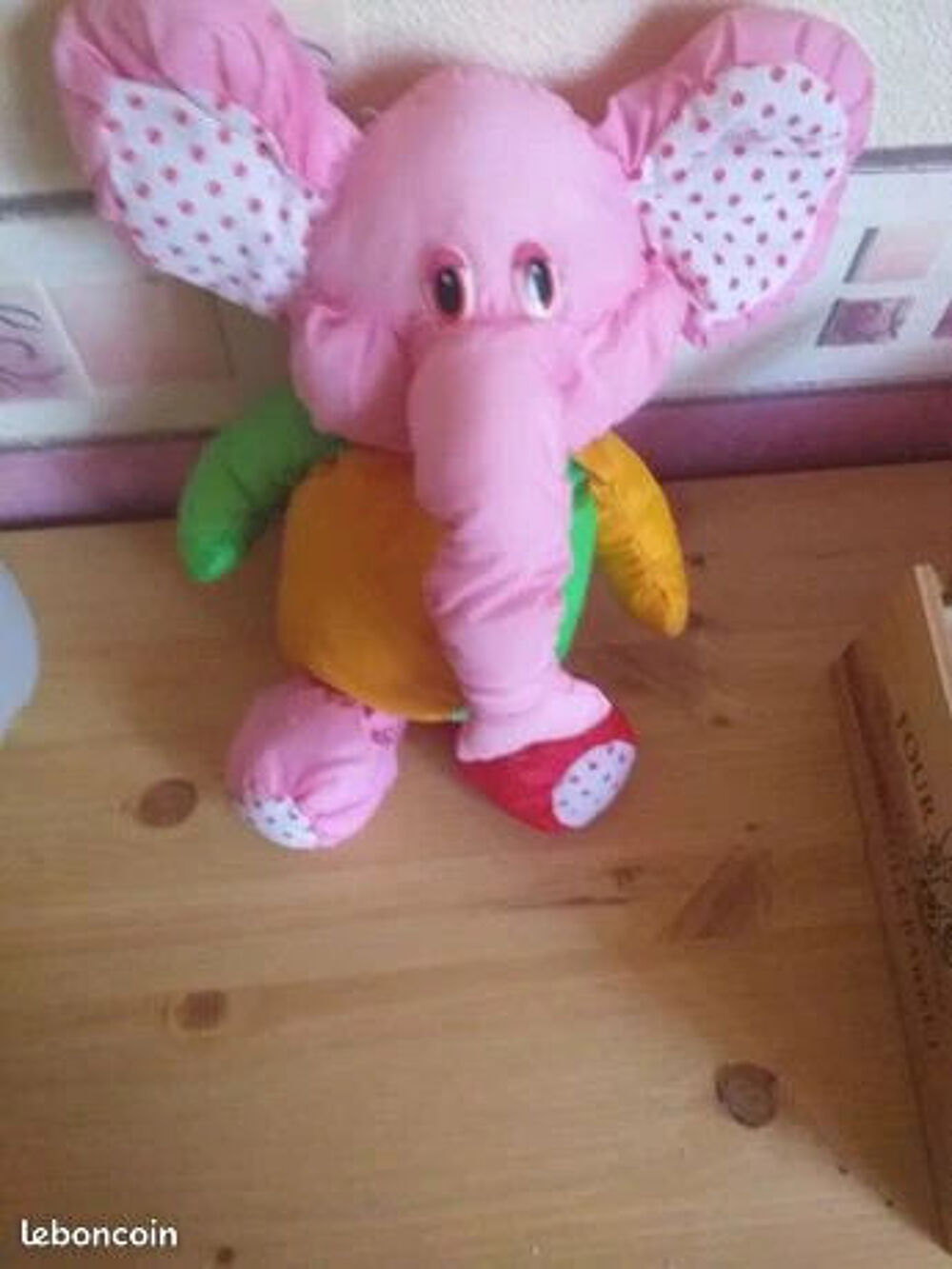 PELUCHE PANDA + ELEPHANT VINTAGE Jeux / jouets