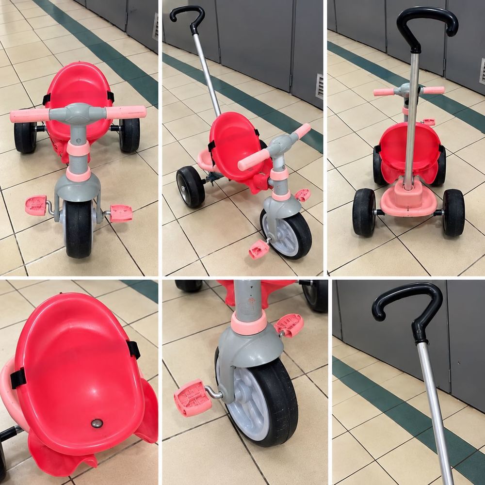 Tricycle enfant avec poign&eacute;e parentale Vélos