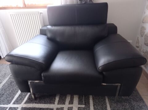 Fauteuil cuir noir modle KARE 250 Pont-de-Veyle (01)