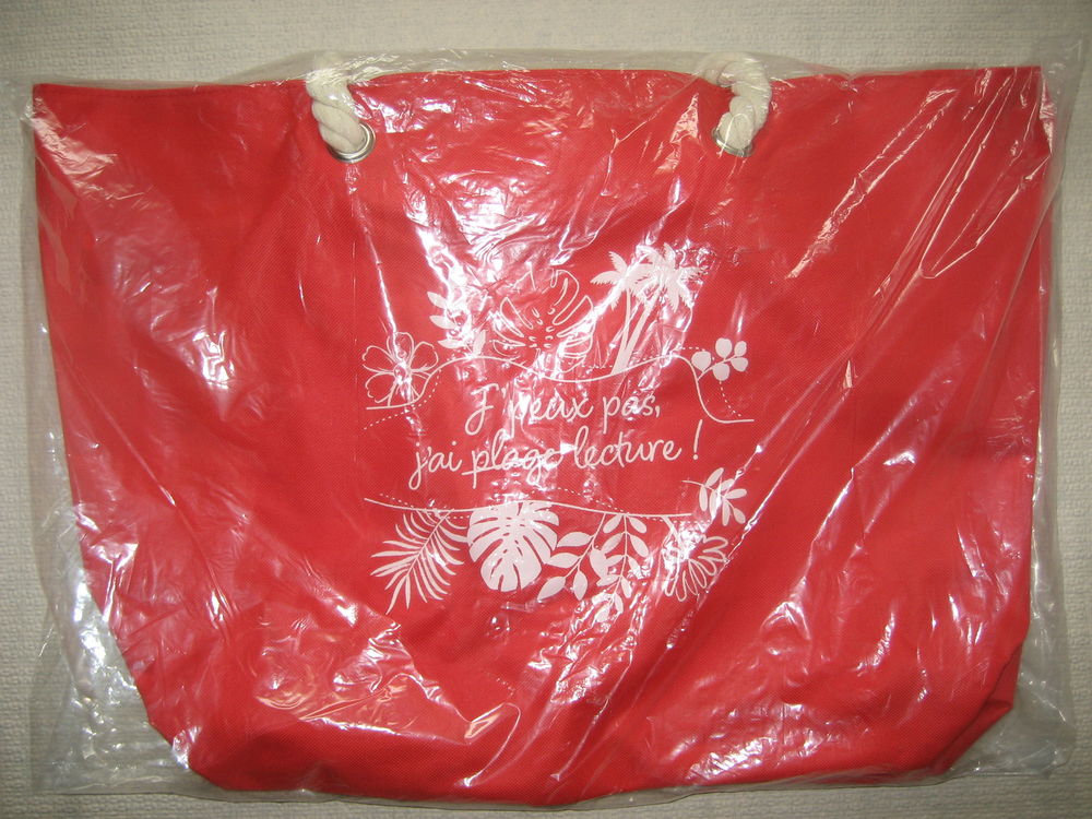 Sac de plage rouge, neuf Maroquinerie