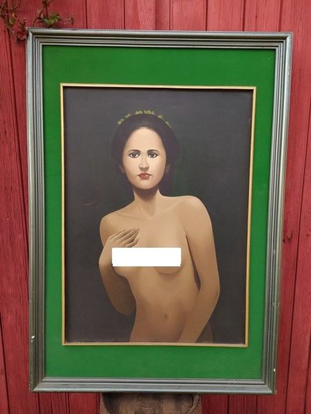 Tableau Portrait Femme Nu F&eacute;minin 