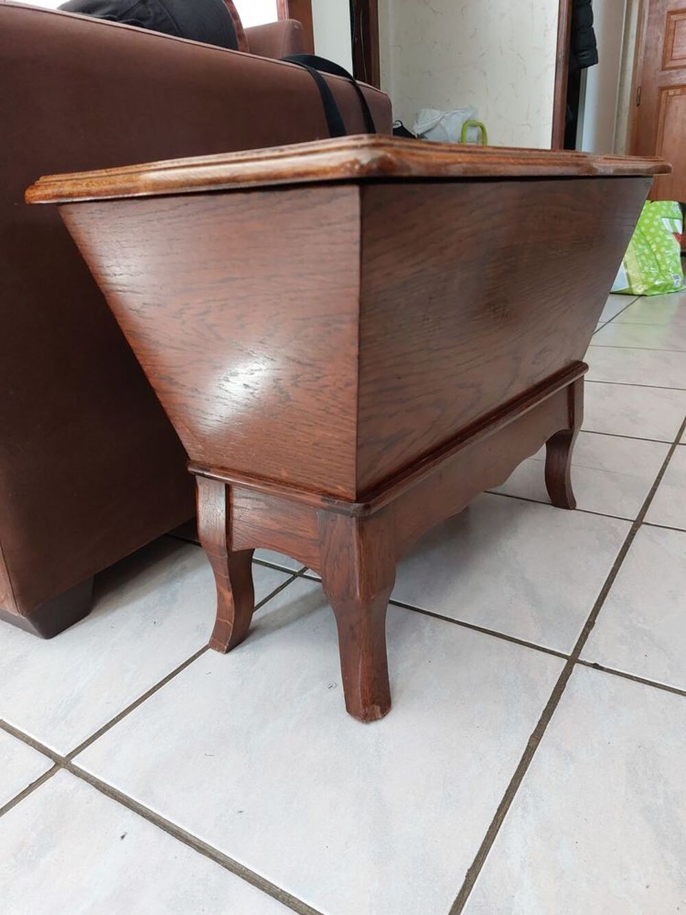 P&eacute;trin en bois ancien musicale Meubles