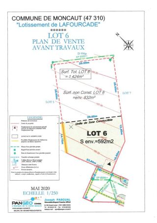  Terrain à vendre 592 m²