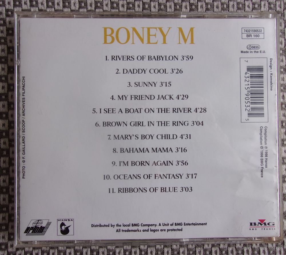 CD Boney M CD et vinyles