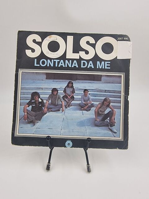 Vinyle 45 tours Solso : Lontana da me avec fourreau 2 Vulbens (74)