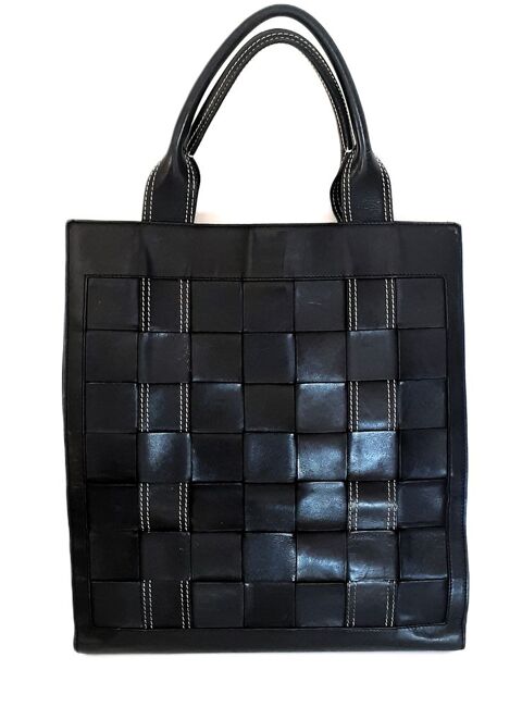 Sac a main vintage  cuir veritable marque Sthphan  Kelian P 149 Cannes (06)