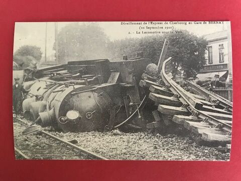 CPA Normandie - Draillement Train 5 Nice (06)