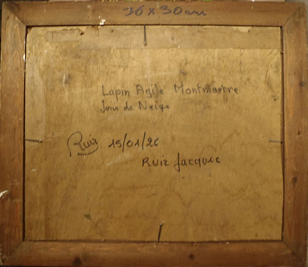 Tableau de Montmartre Décoration