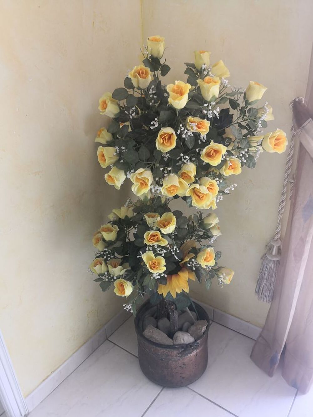 PLANTE DECORATIVE AVEC POT (j'en ai 3) Décoration
