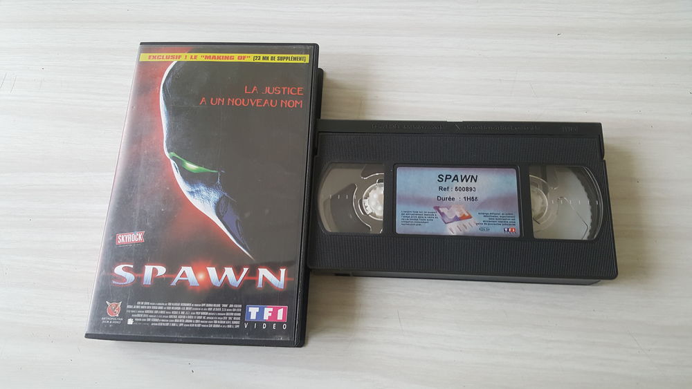 K7 VIDEO VHS SPAWN DVD et blu-ray