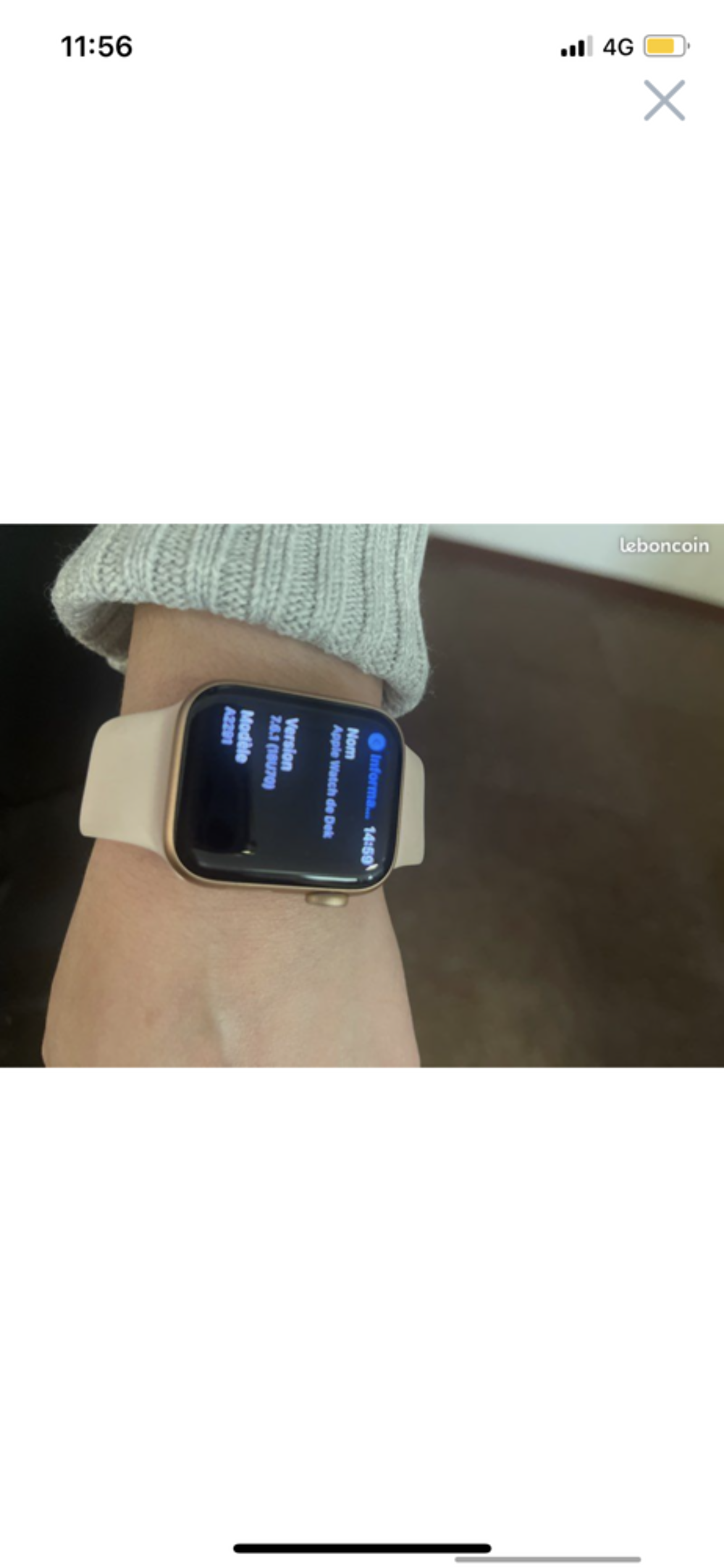 APPLE WATCH S&Eacute;RIE 6 OR ROSE Téléphones et tablettes
