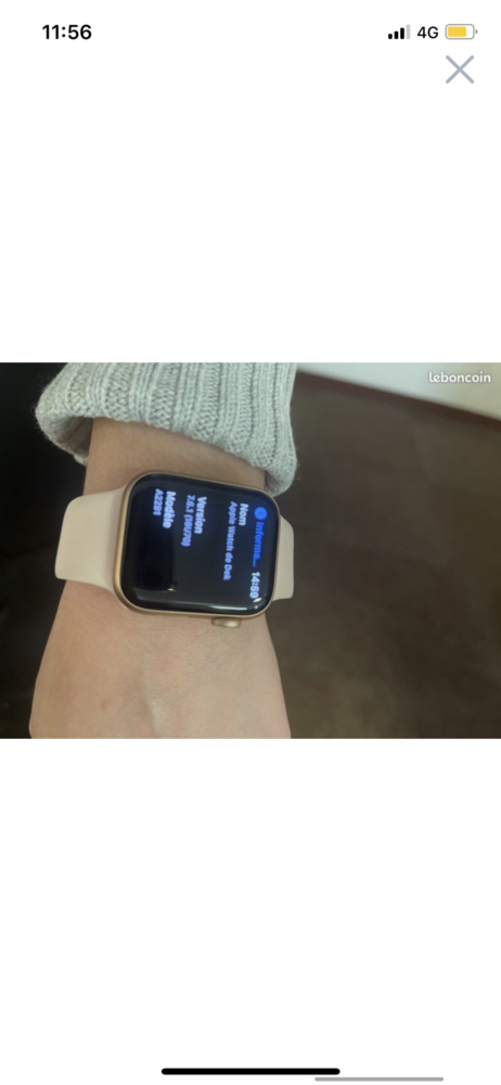 APPLE WATCH S&Eacute;RIE 6 OR ROSE Tlphones et tablettes