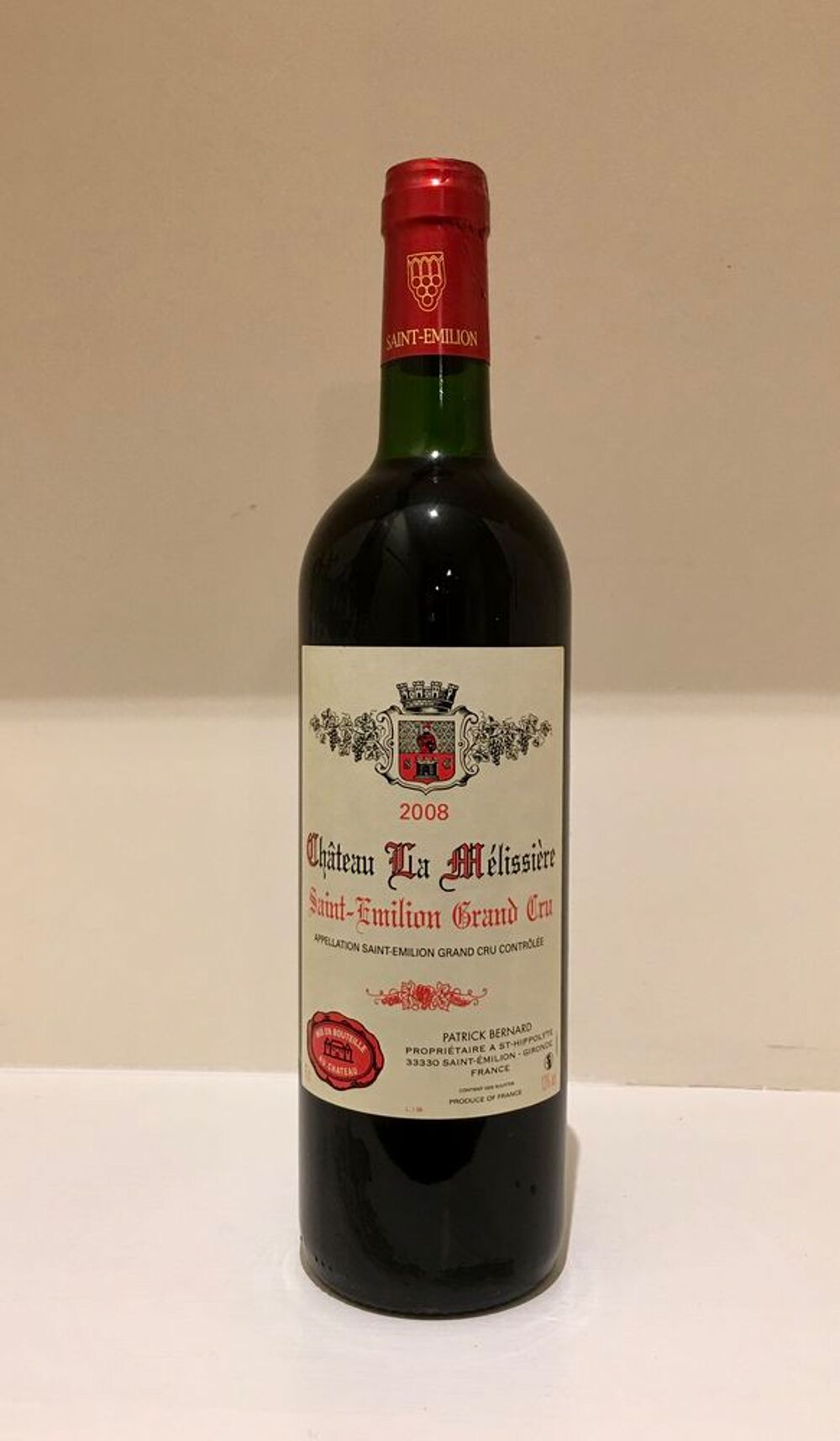 Saint Emilion- Grand cru- Ch&acirc;teau la M&eacute;lissi&egrave;re- 2008 Cuisine
