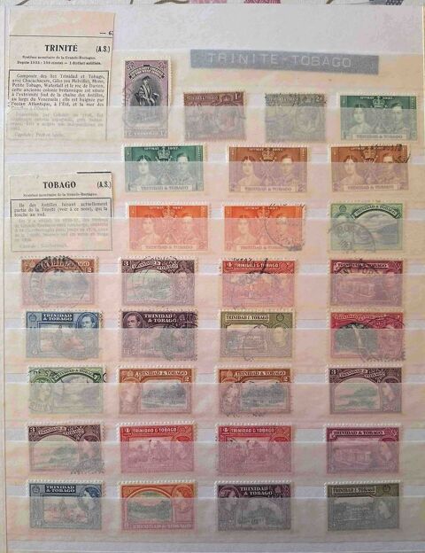 S�rie de timbres de collection de Trinit� Tobago 45 Gap (05)