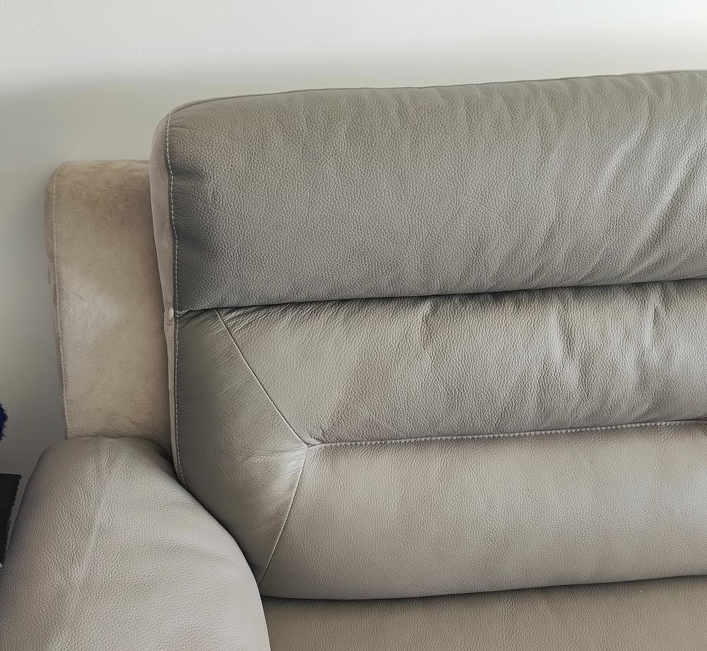 Canap&eacute; relax cuir &eacute;lectrique 3 places Meubles