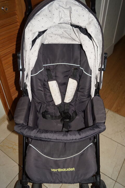 Poussette combine Verbaudet Triocity, gris toile 70 Fresnes (94)