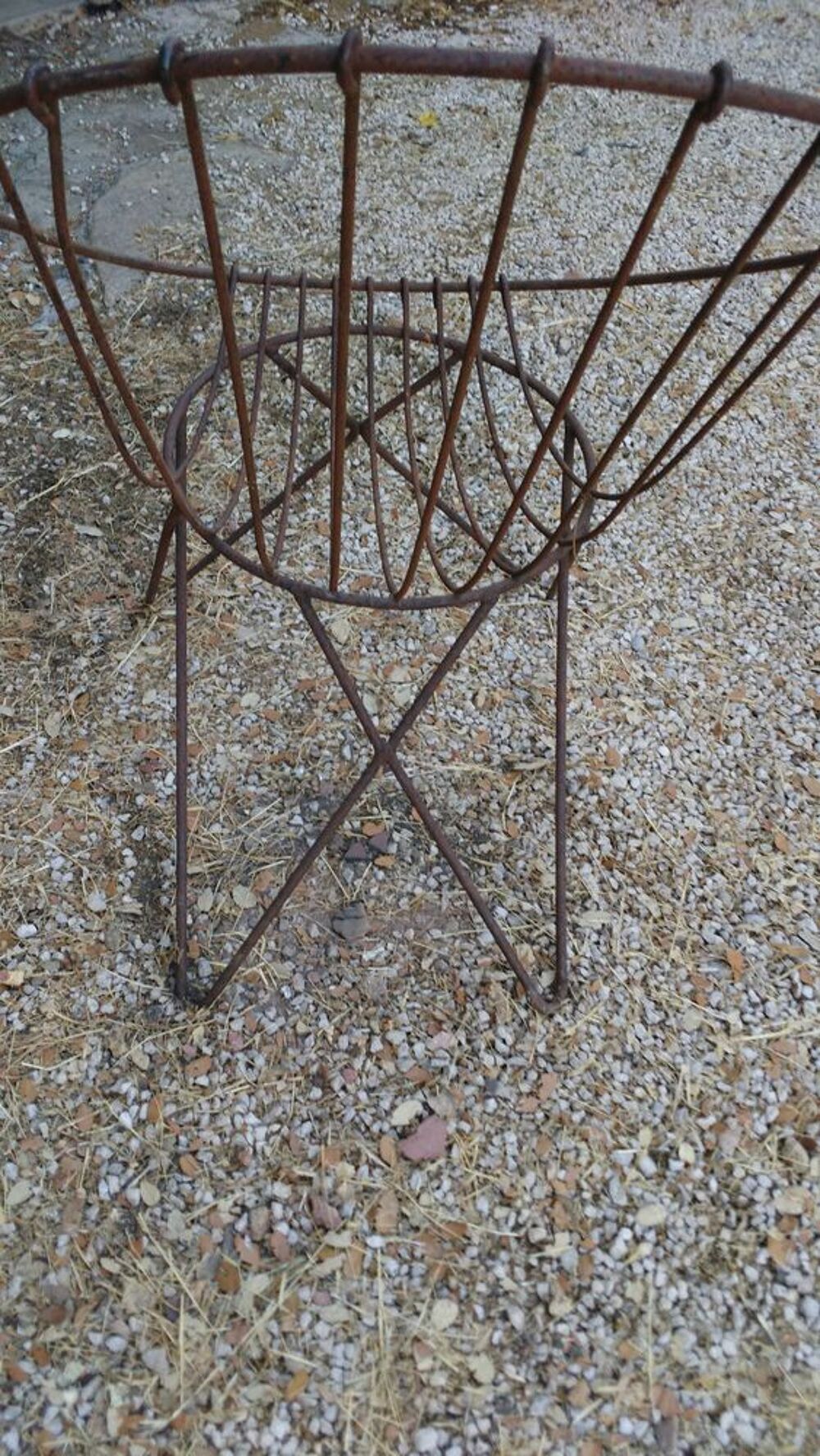 fauteuil armature en fer Jardin