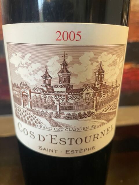 1 Bt COS D'ESTOURNEL 2005 Bordeaux Saint-Estephe 98pk 300 Vigneux-sur-Seine (91)
