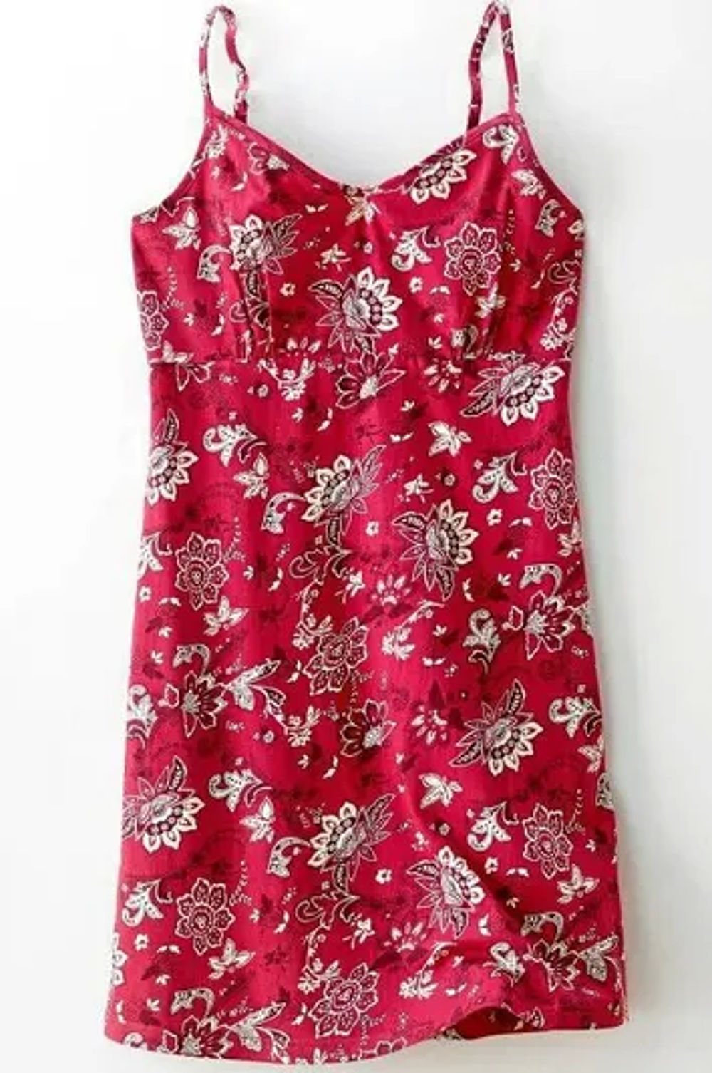 nuisette f&eacute;minine rouge cerise imprim&eacute; T 40 - ou 40 - 42 Vtements