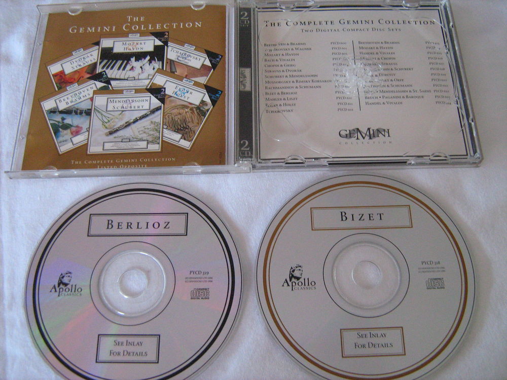 CD double Bizet &amp; Berlioz CD et vinyles