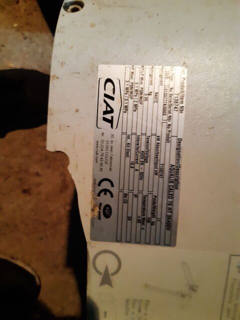 pompe a chaleurCIAT 0 Noisy-sur-Oise (95)