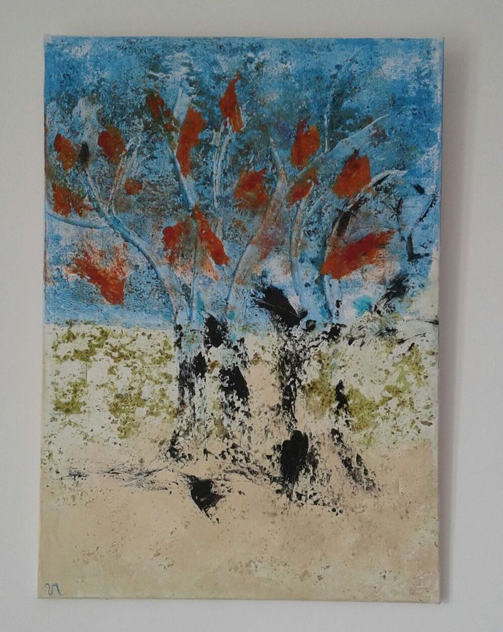 tableaux divers couteau acrylique . PRIX SUR DEMANDE Décoration