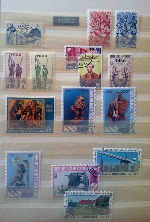Lot de timbres de collection de 3 pays (Div3) Gap (05)