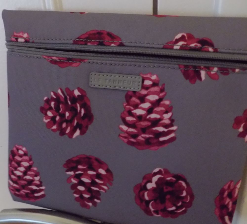 Sac cabas moyen Le Tanneur pomme pin violet Maroquinerie
