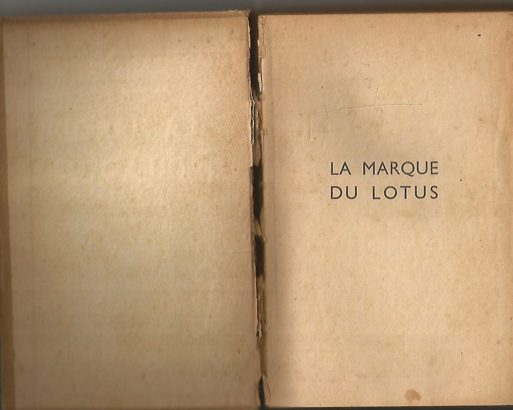 PHYLLIS AYER SOWERS La marque du lotus Livres et BD