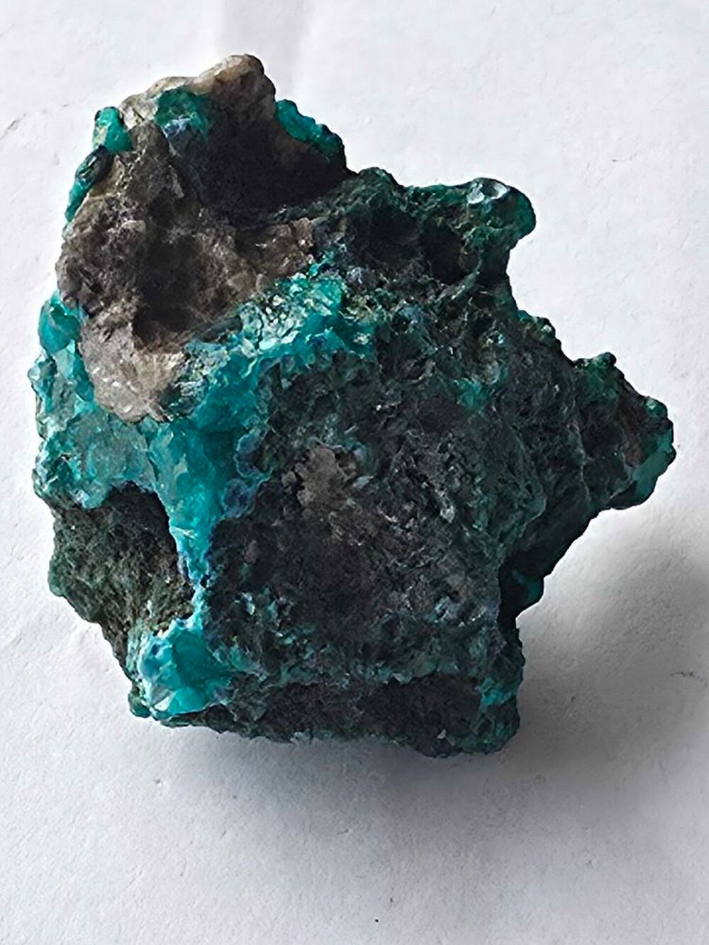Cristal de Dioptase Brute Vert Emeraude-RDC-3,8 cm 