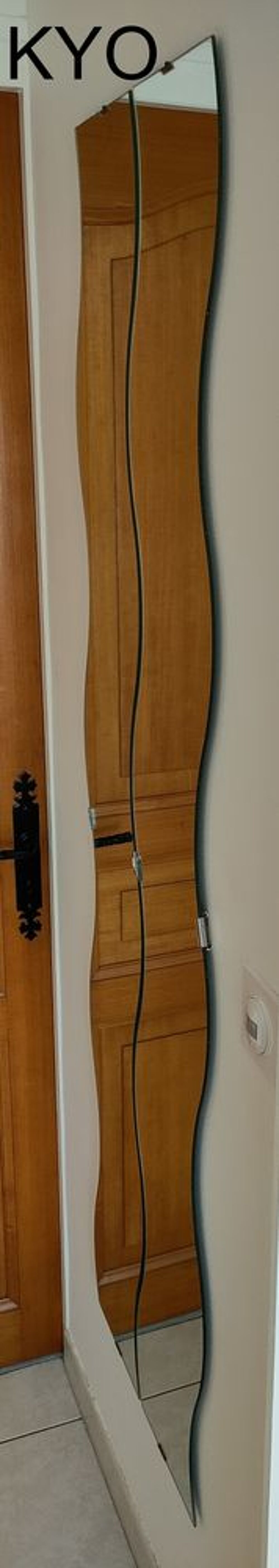 IKEA lot 2 Miroir ondul&eacute; asym&eacute;trique irr&eacute;gulier vague mural Décoration