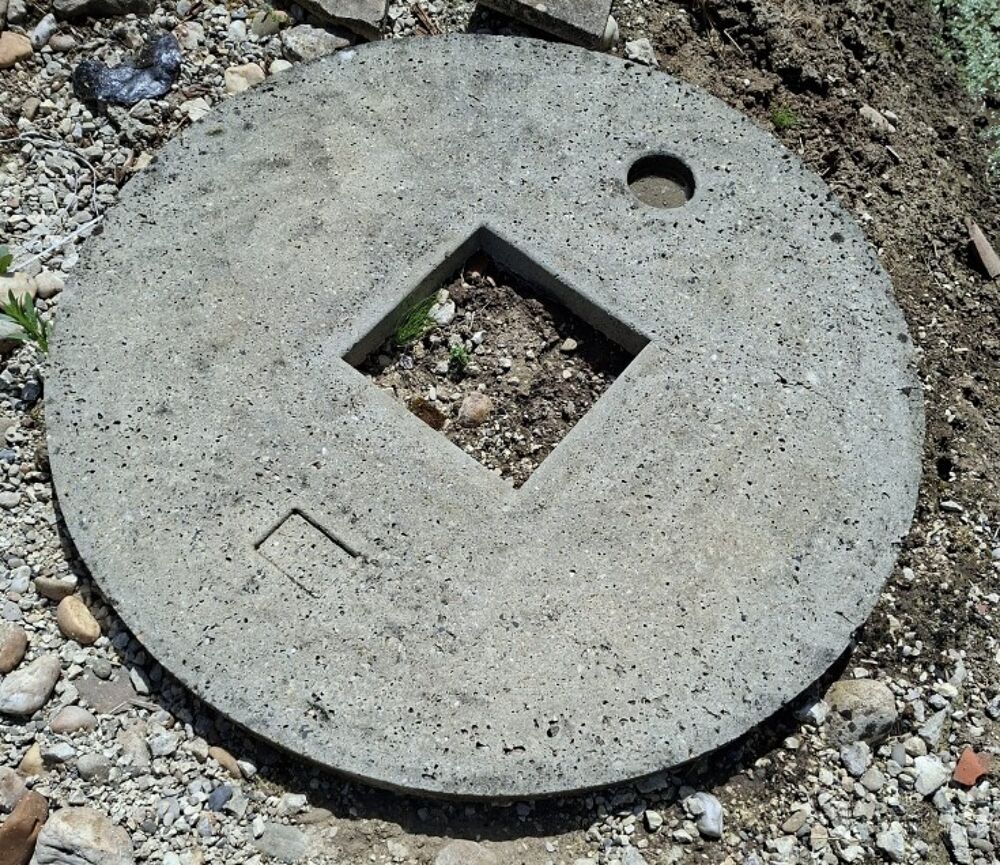 Couvercle b&eacute;ton regard circulaire Bricolage