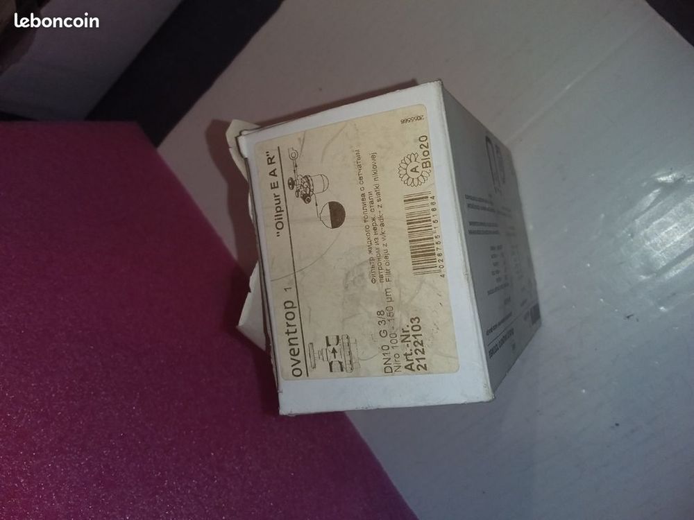 Filtre fioul recyclage avec robinet FF3/8" - OVENTROP : 2122 Bricolage