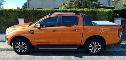 Ford Ranger RANGER DOUBLE CABINE 3.2 TDCi 200 4X4 WILDTRAK A 2018 occasion Taverny 95150