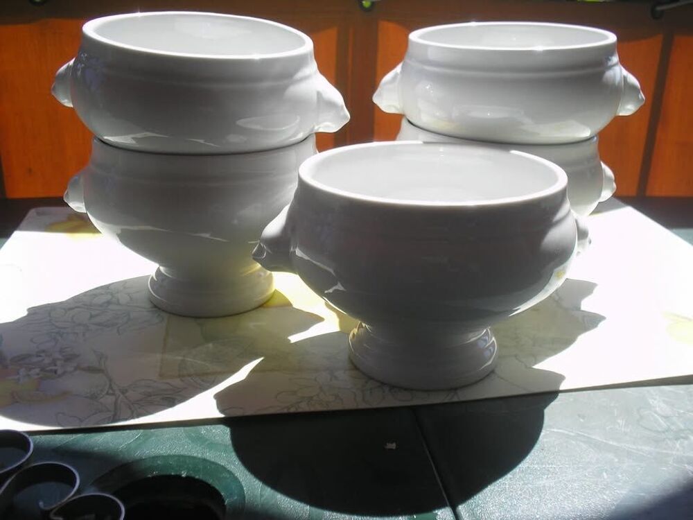 Lot de 5 bols &agrave; soupe anciens Décoration