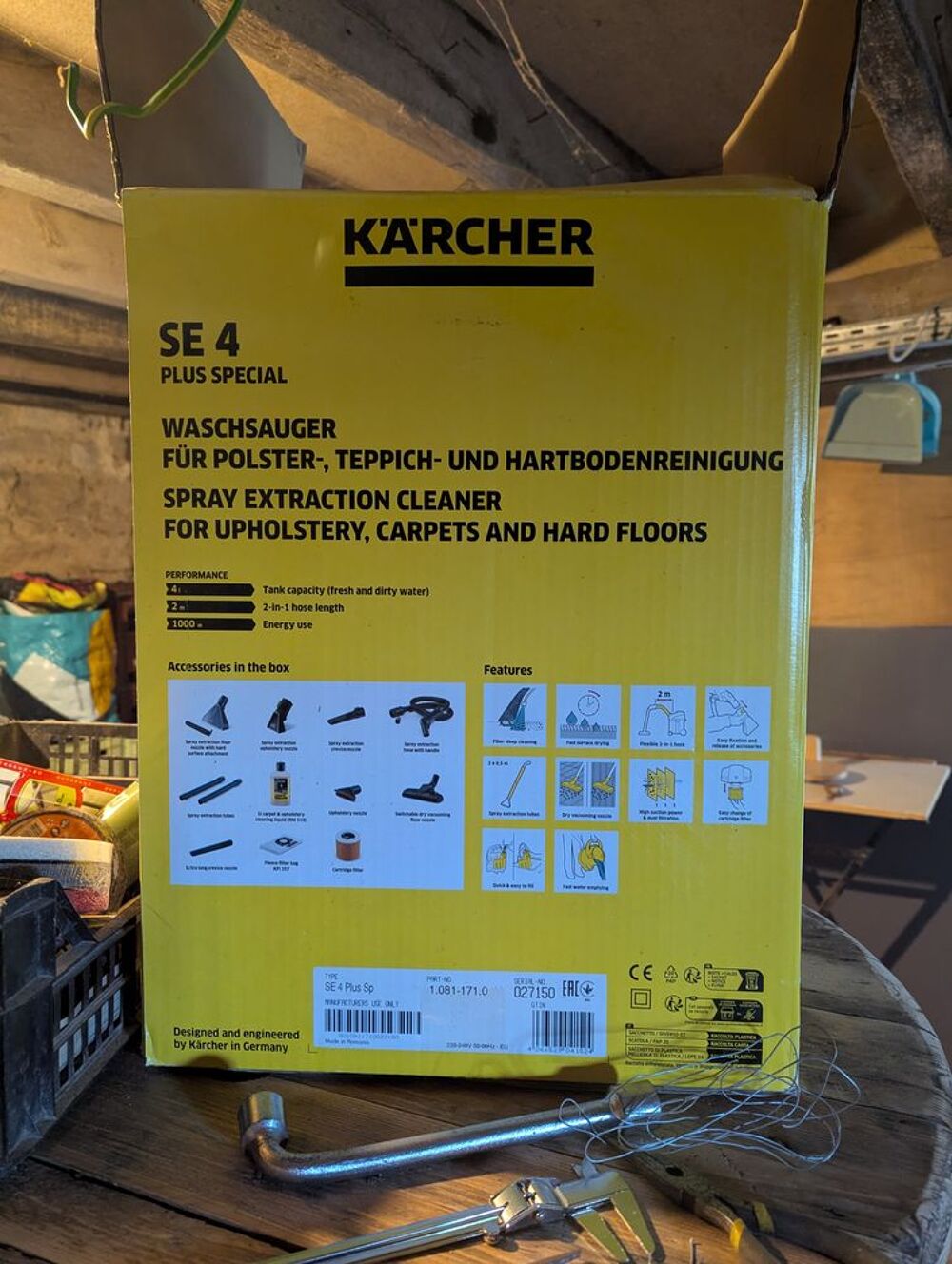 Injecteur/extracteur marque karcher Electroménager