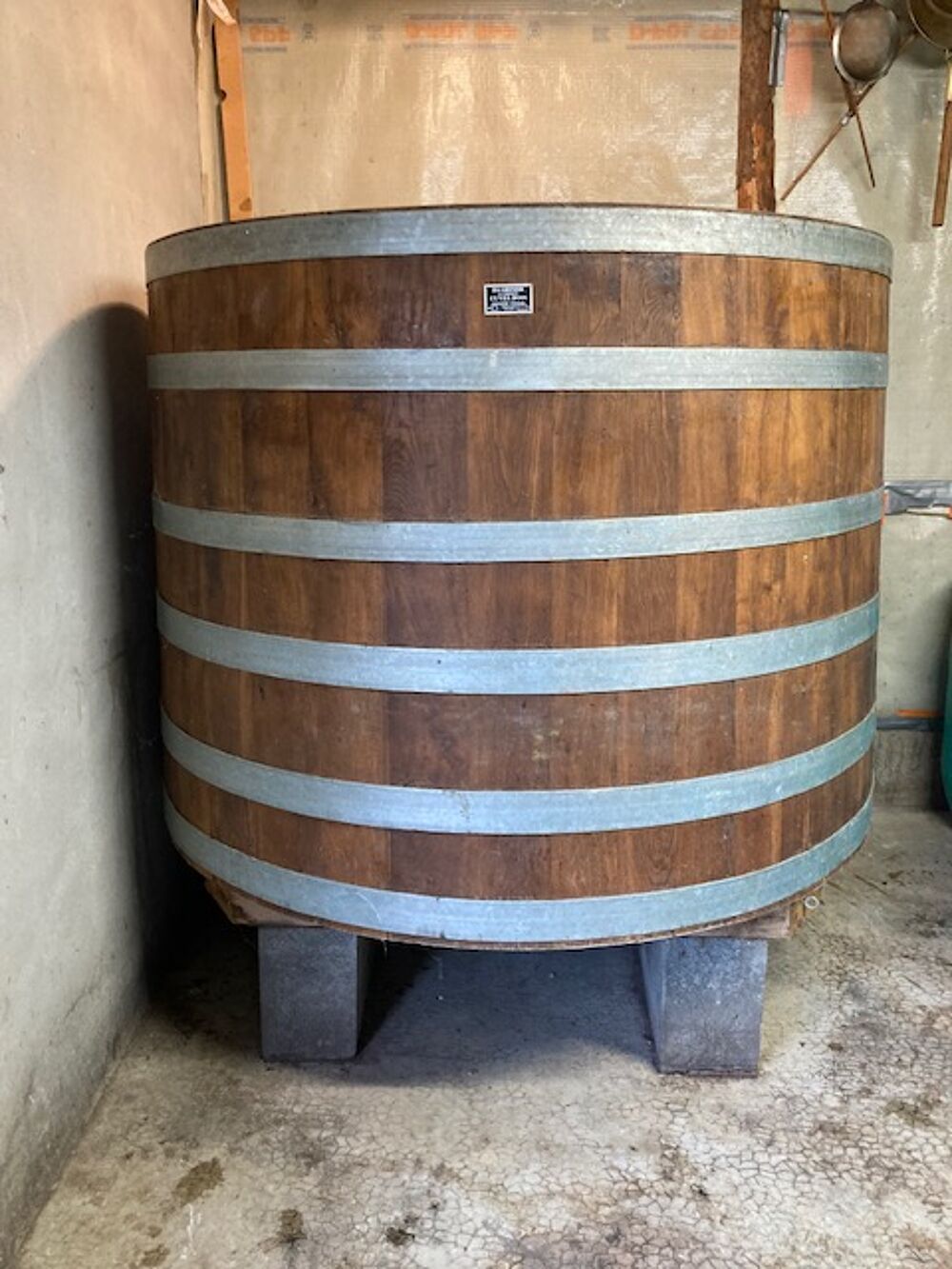 Cuve de fermentation pour raisin Bricolage
