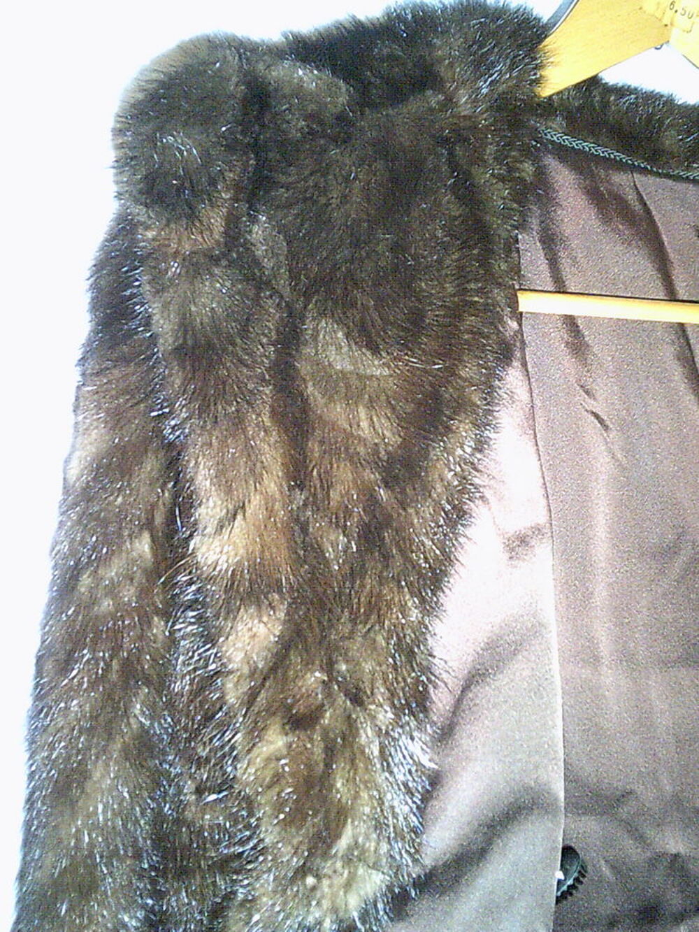 manteau de vison brun clair bon etat Vêtements