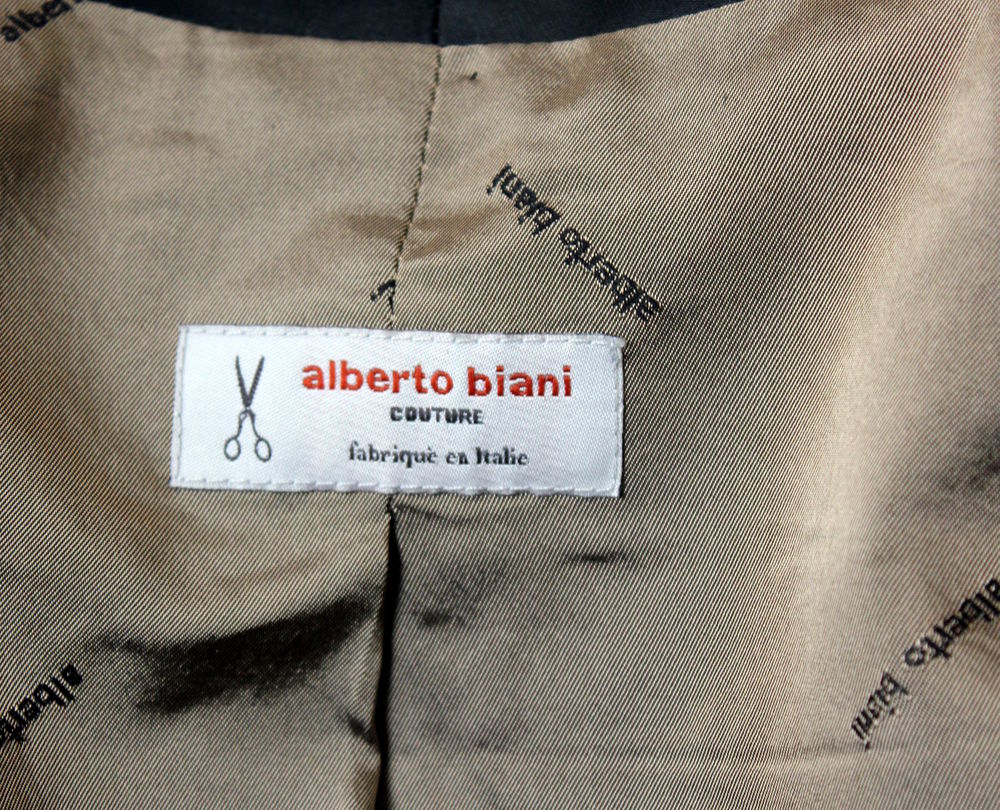 Veste velours col ch&acirc;le ALBERTO BIANI T.40 Fr Vêtements