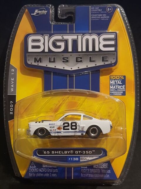 Voiture miniature. '65 Shelby GT-350 (Ford Mustang) - BigTime Muscle-Collector Series #138 - Jada Toys 1/64 17 Sens (89)