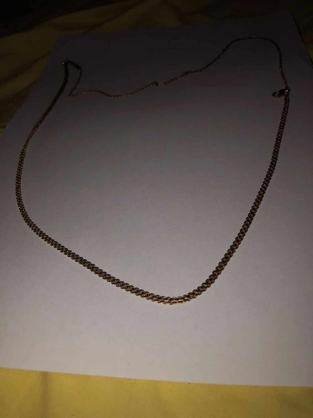 2 cha&icirc;nes en or 18 carats &agrave; l'unit&eacute; ou en lot Bijoux et montres
