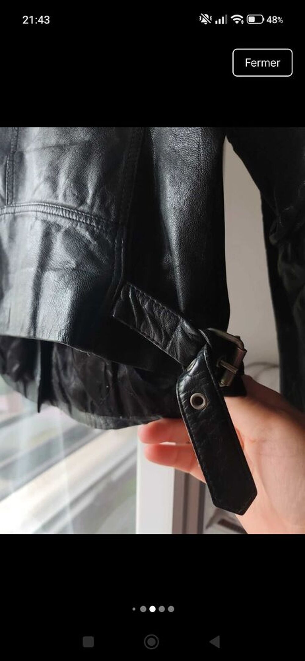 blouson cuir femme Vêtements