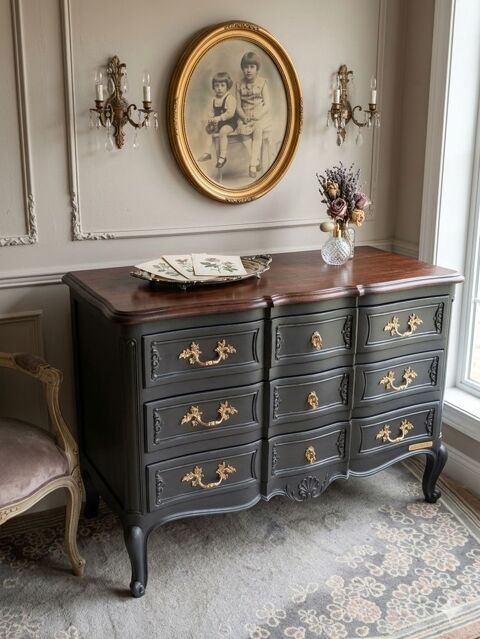 Magnifique commode ancienne relookée ? style chic & élégant Châteaubourg (35)