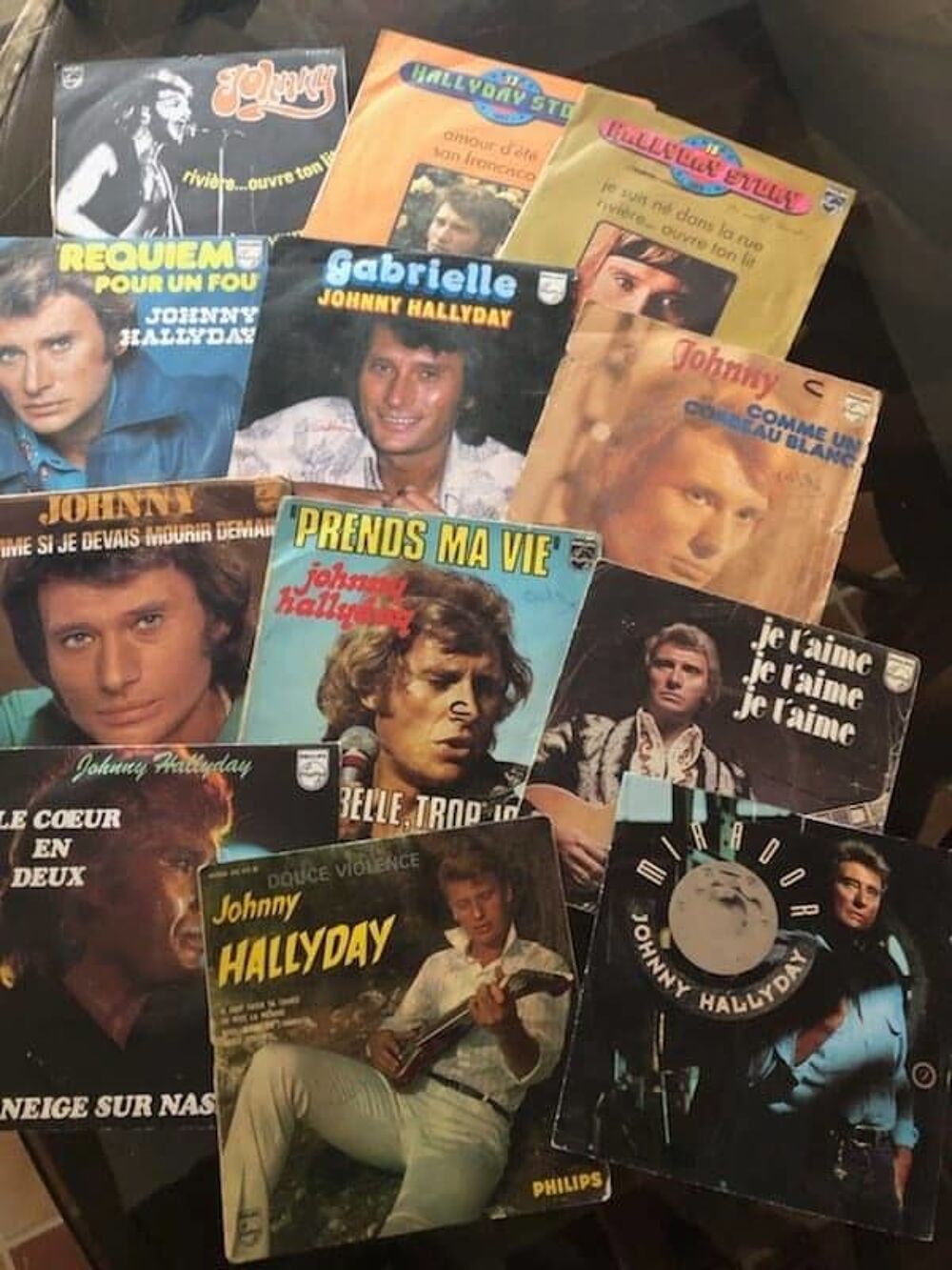 45 Tours Hallyday et Presley CD et vinyles