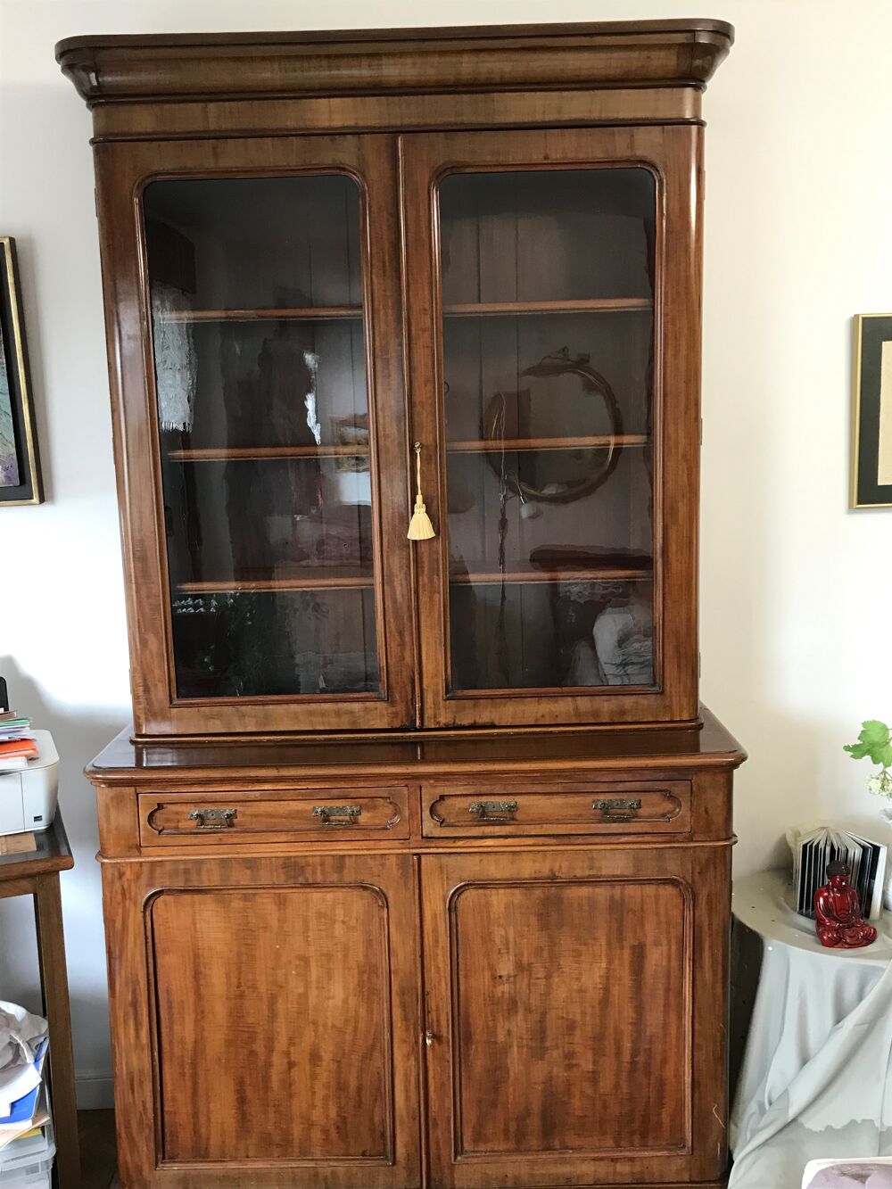 Biblioth&egrave;que / meuble de rangement en acajou Meubles