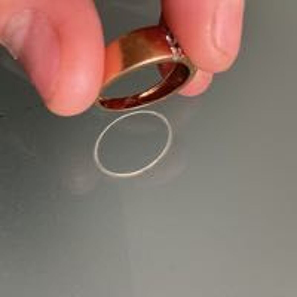 bague or 18 carr&acirc;ts 