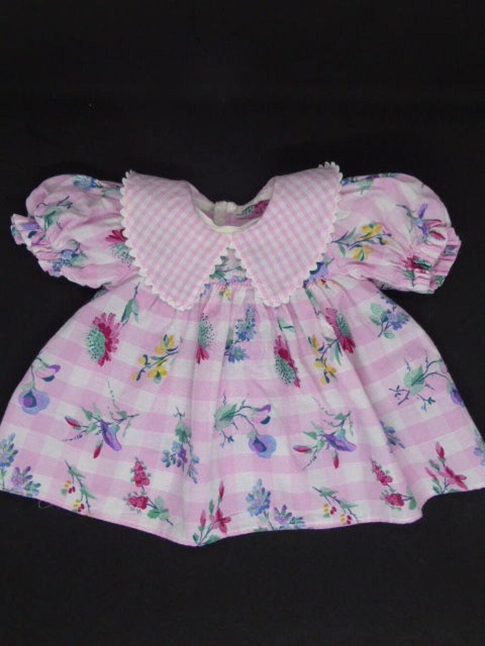 Corolle robe rose col vichy pour poup&eacute;e 42 cm Jeux / jouets