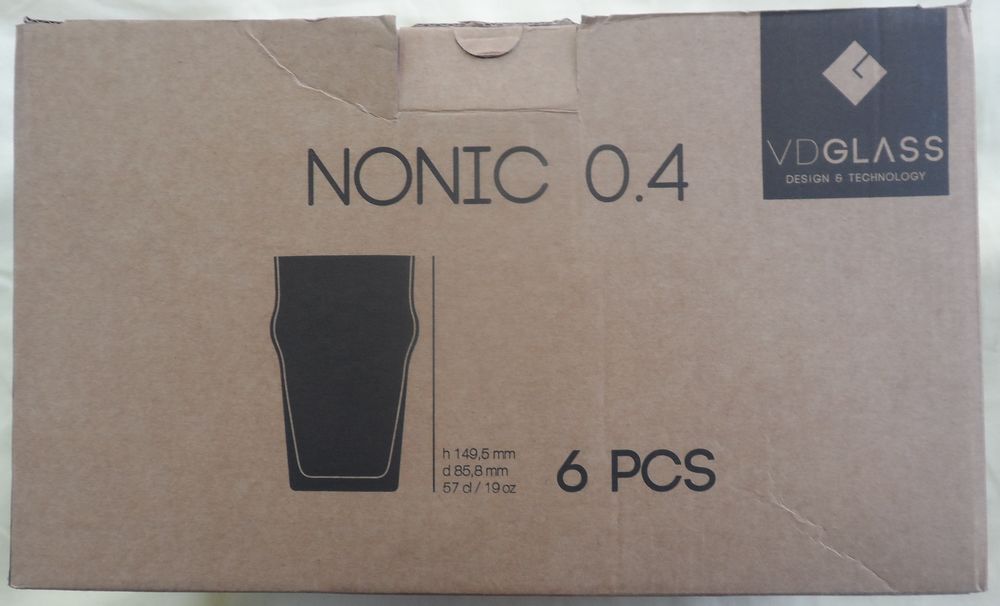 Carton de 6 Verres &agrave; bi&egrave;re MAES PILS neufs 0.5 litre collect Cuisine