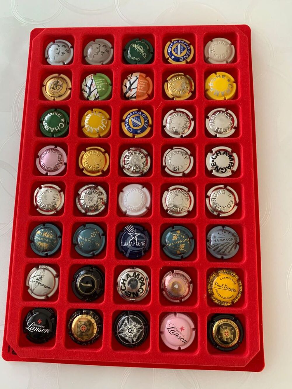 Capsules de champagne 